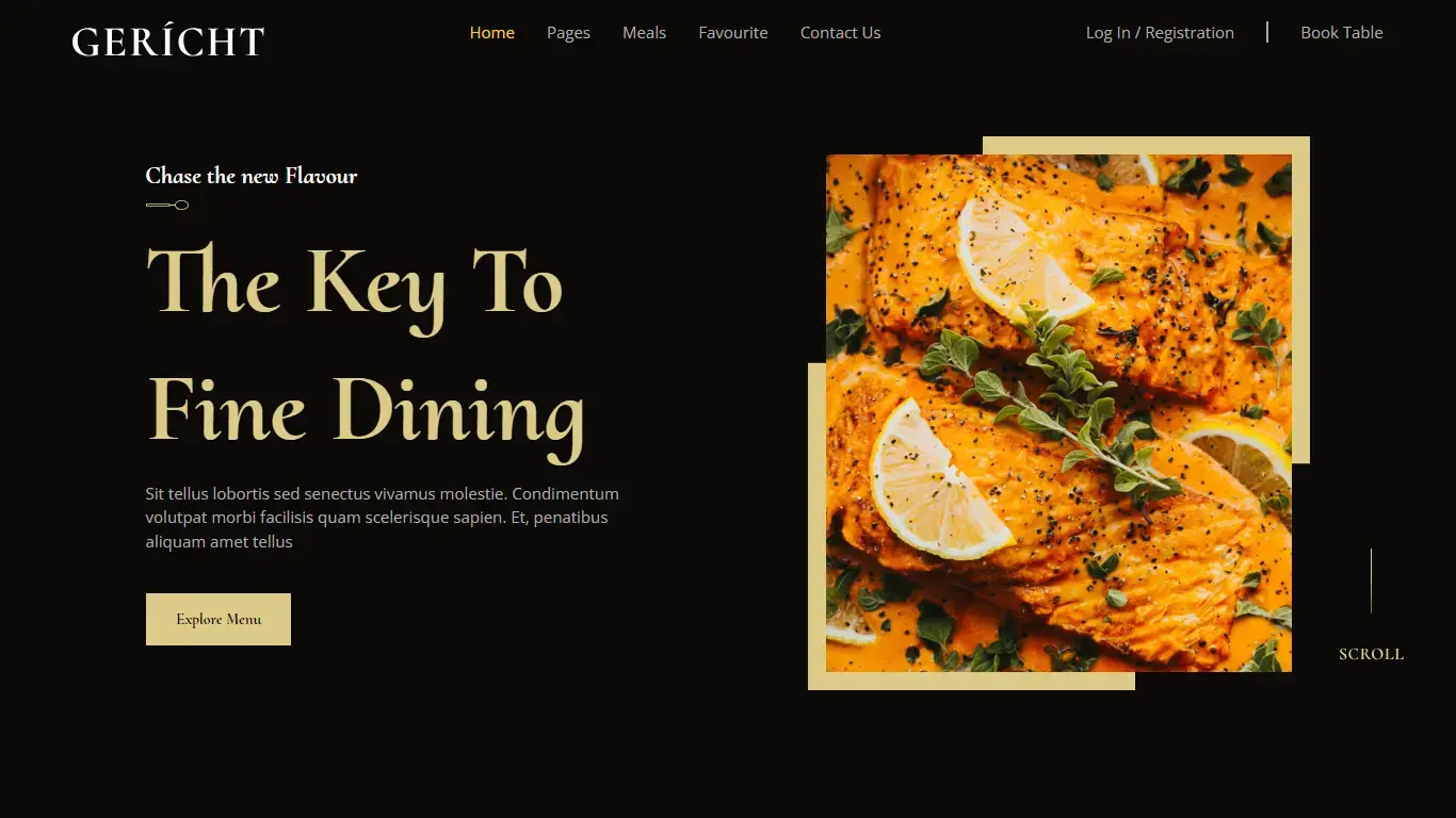 GETRICHT FOOD WEB-APP